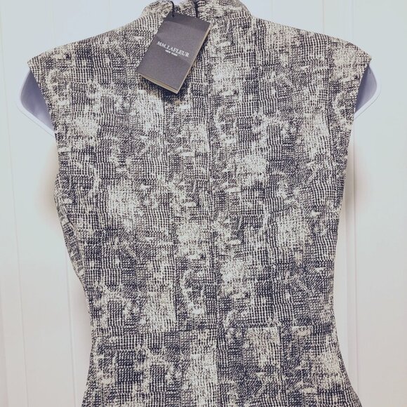 NWT M.M. LaFleur New York Black & White Dress - Picture 11 of 16